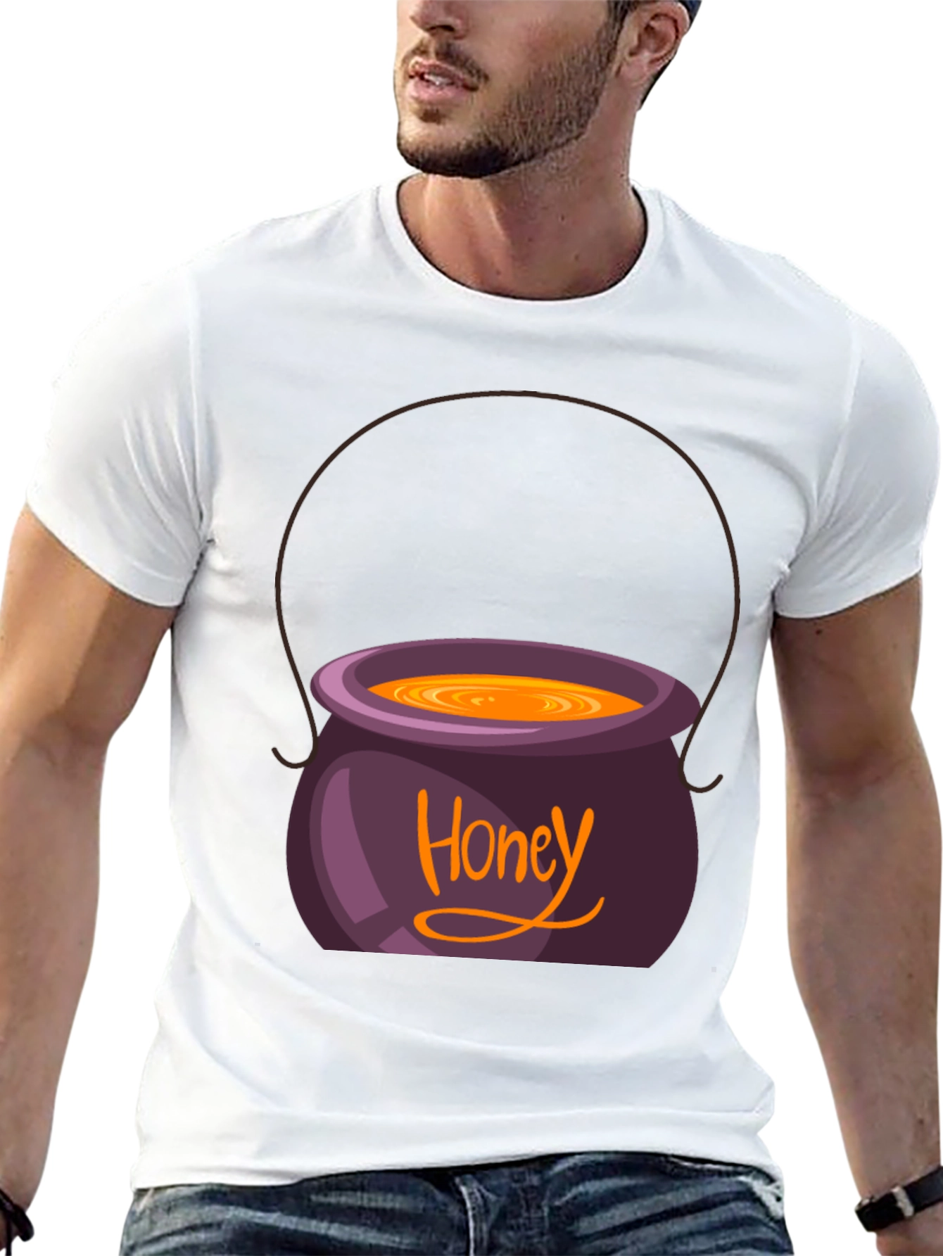 Honey Pot Graphic Tee - Black