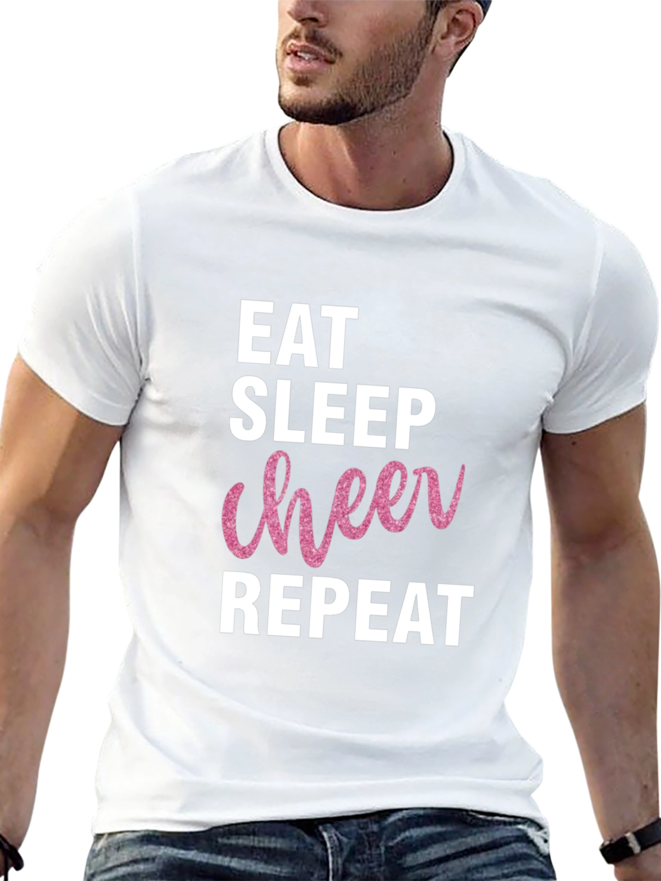Eat Sleep Cheer Repeat T-Shirt
