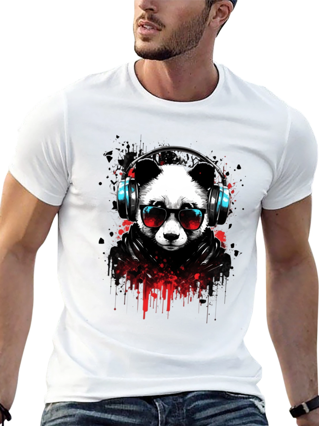 Cool Panda Graphic Tee