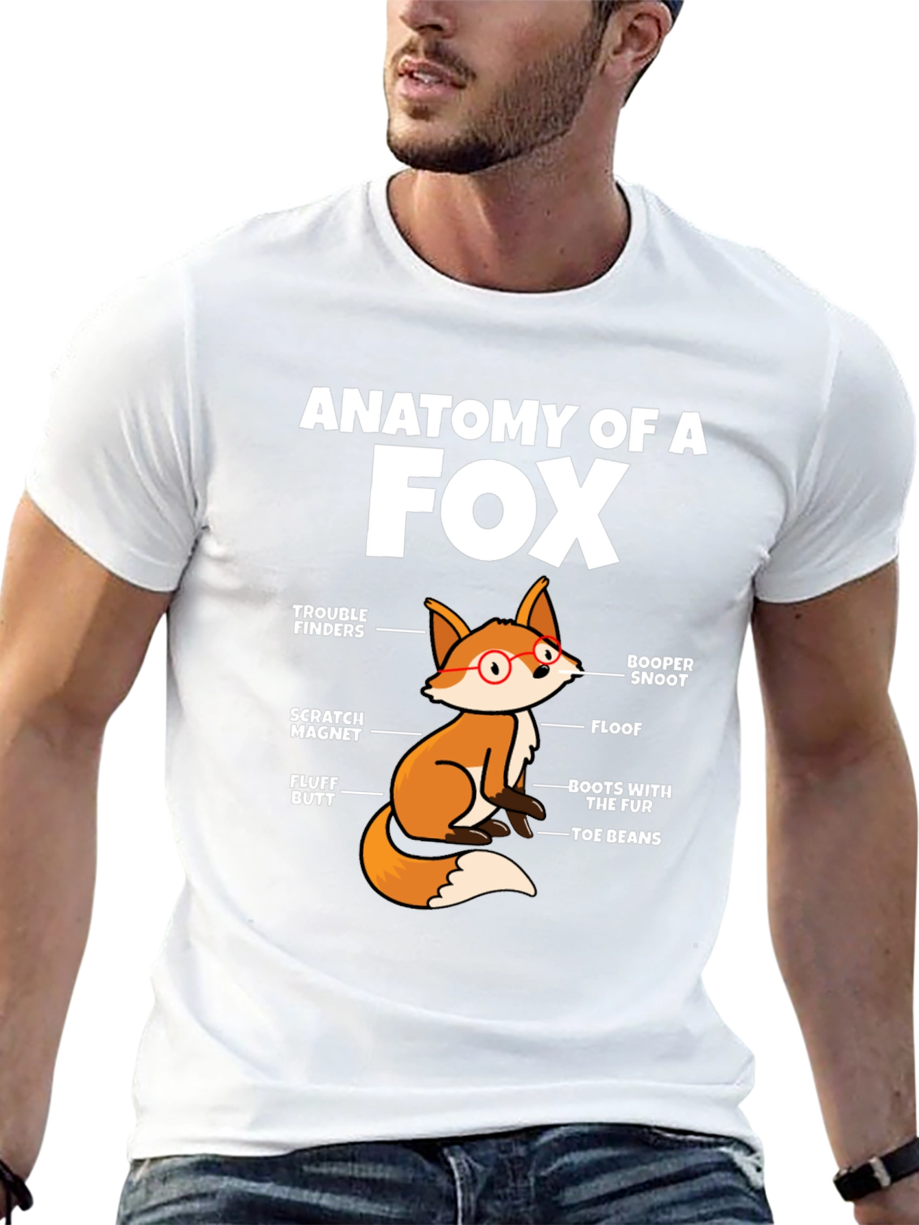 Anatomy of a Fox Funny T-Shirt