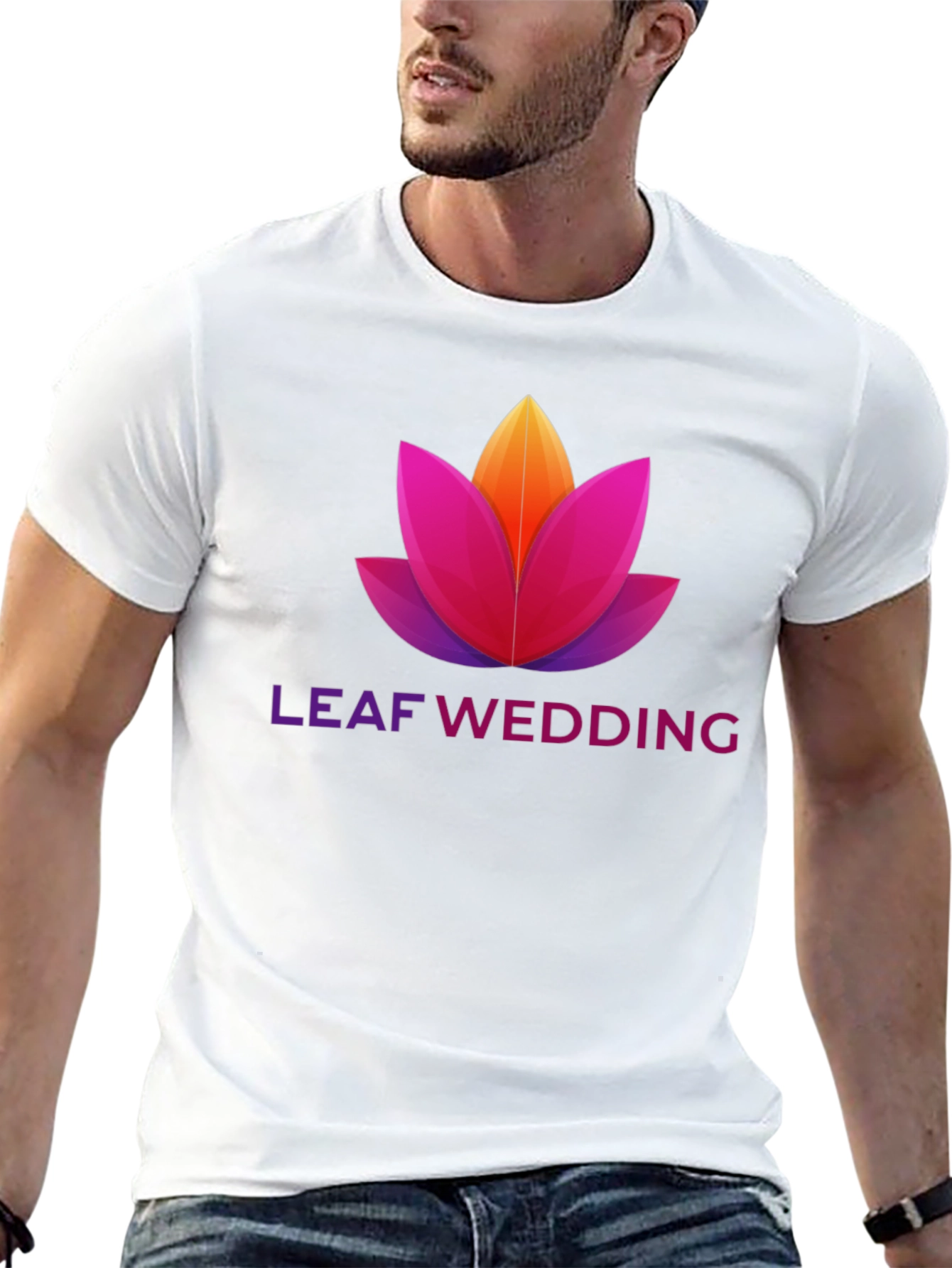 Leaf Wedding Graphic T-Shirt