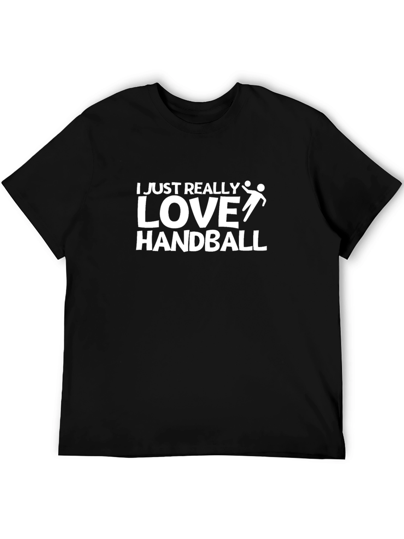 Handball Lover Black T-Shirt - Sport Fan Apparel