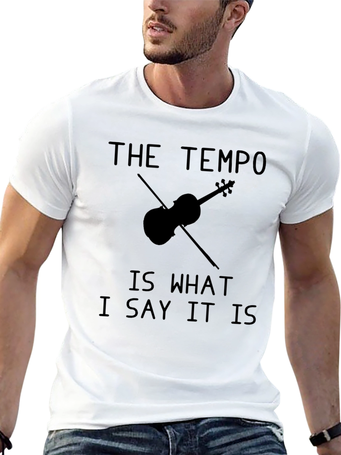 The Tempo Violin Graphic T-Shirt