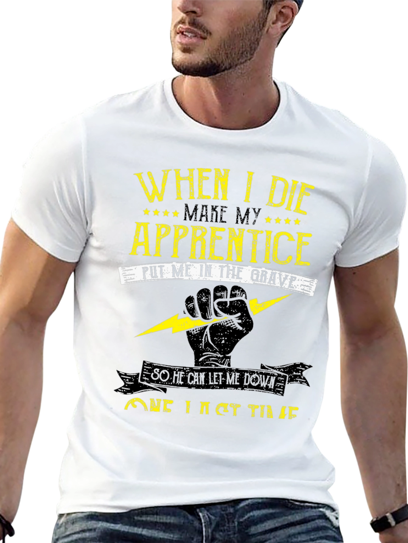Electrician Apprentice Humor Graphic T-Shirt