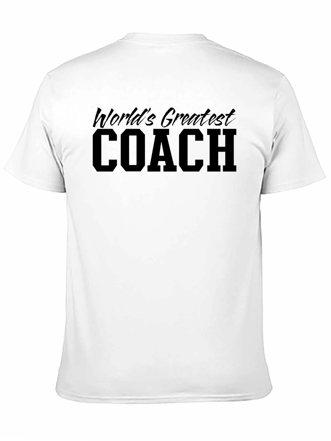 Worlds Greatest Coach T-Shirt - Black