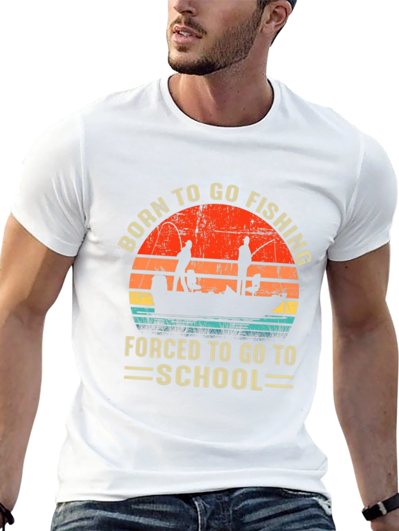 Born to Fish Graphic T-Shirt