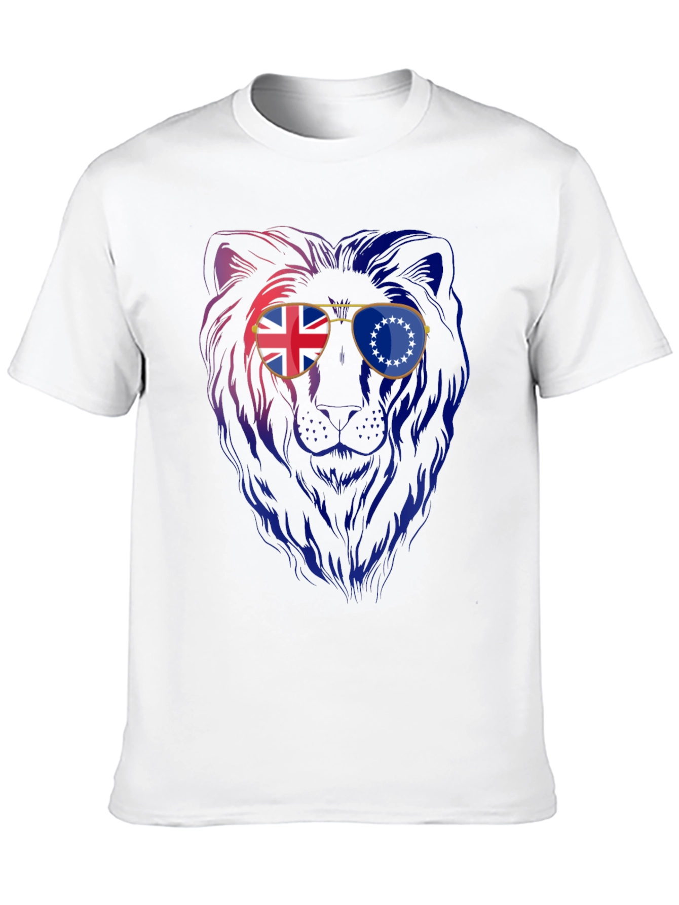 Lion Sunglasses Graphic Tee