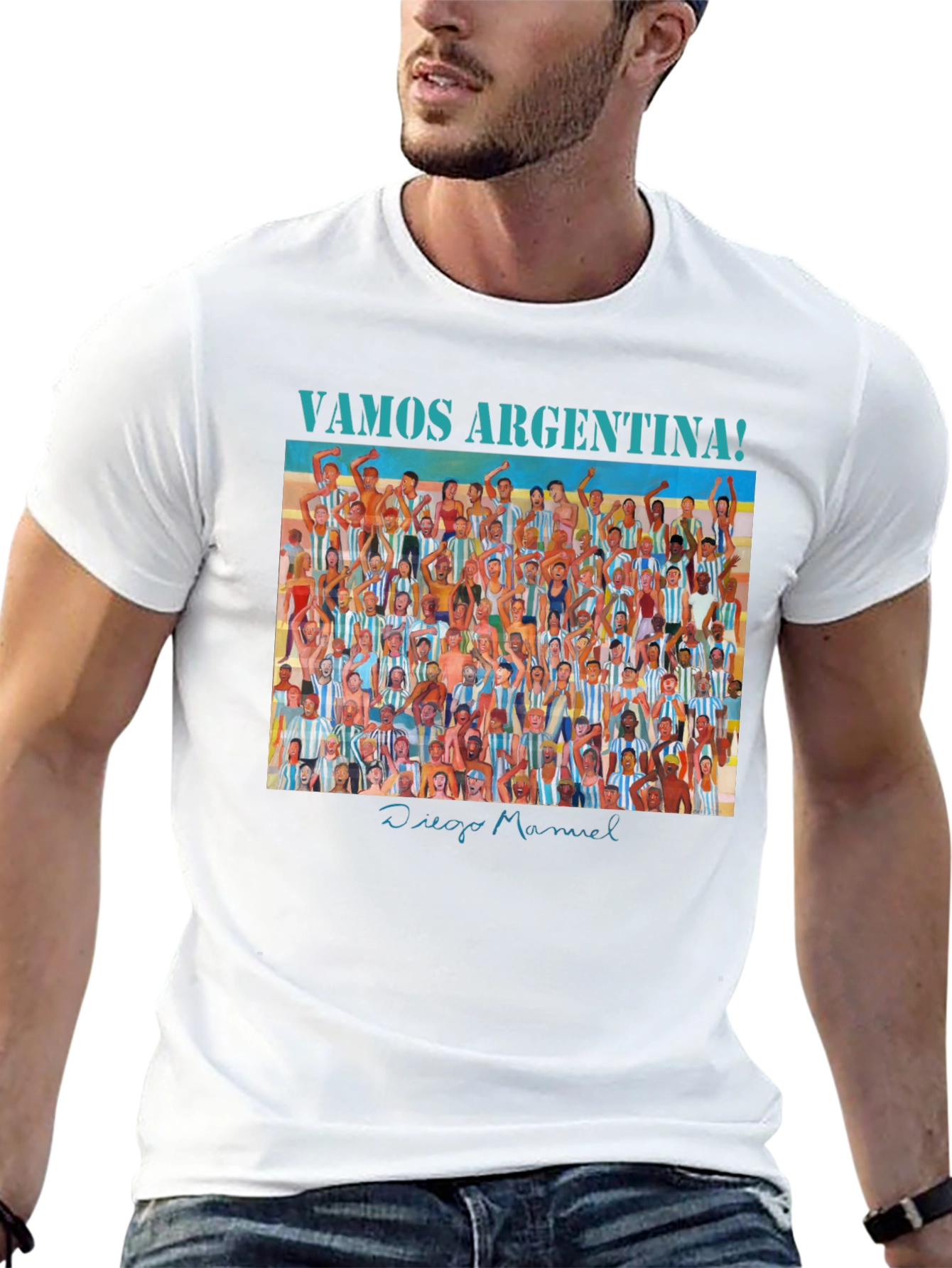 Vamos Argentina T-Shirt - Soccer Fan Tee