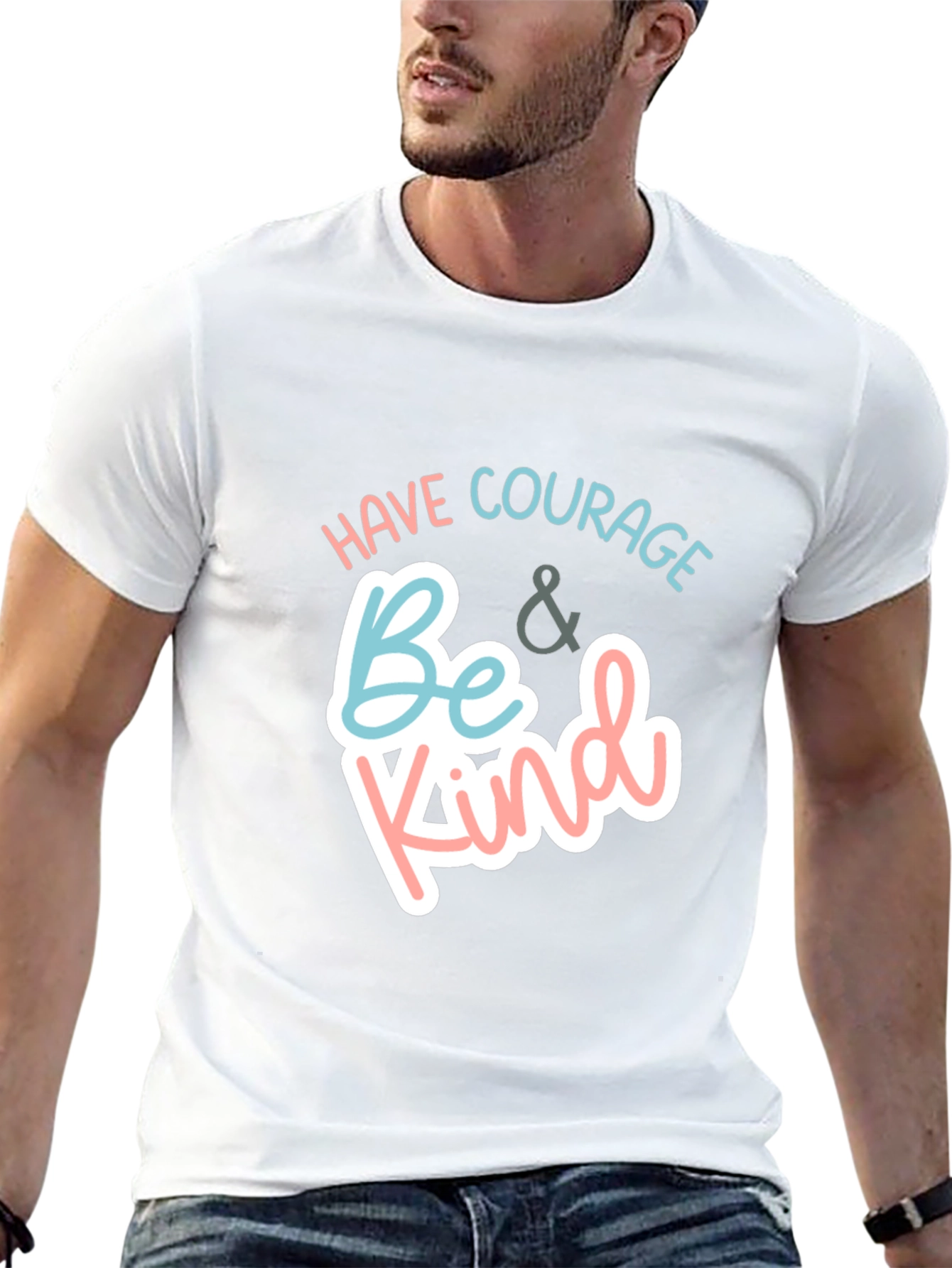 Courage & Kind Black Graphic Tee