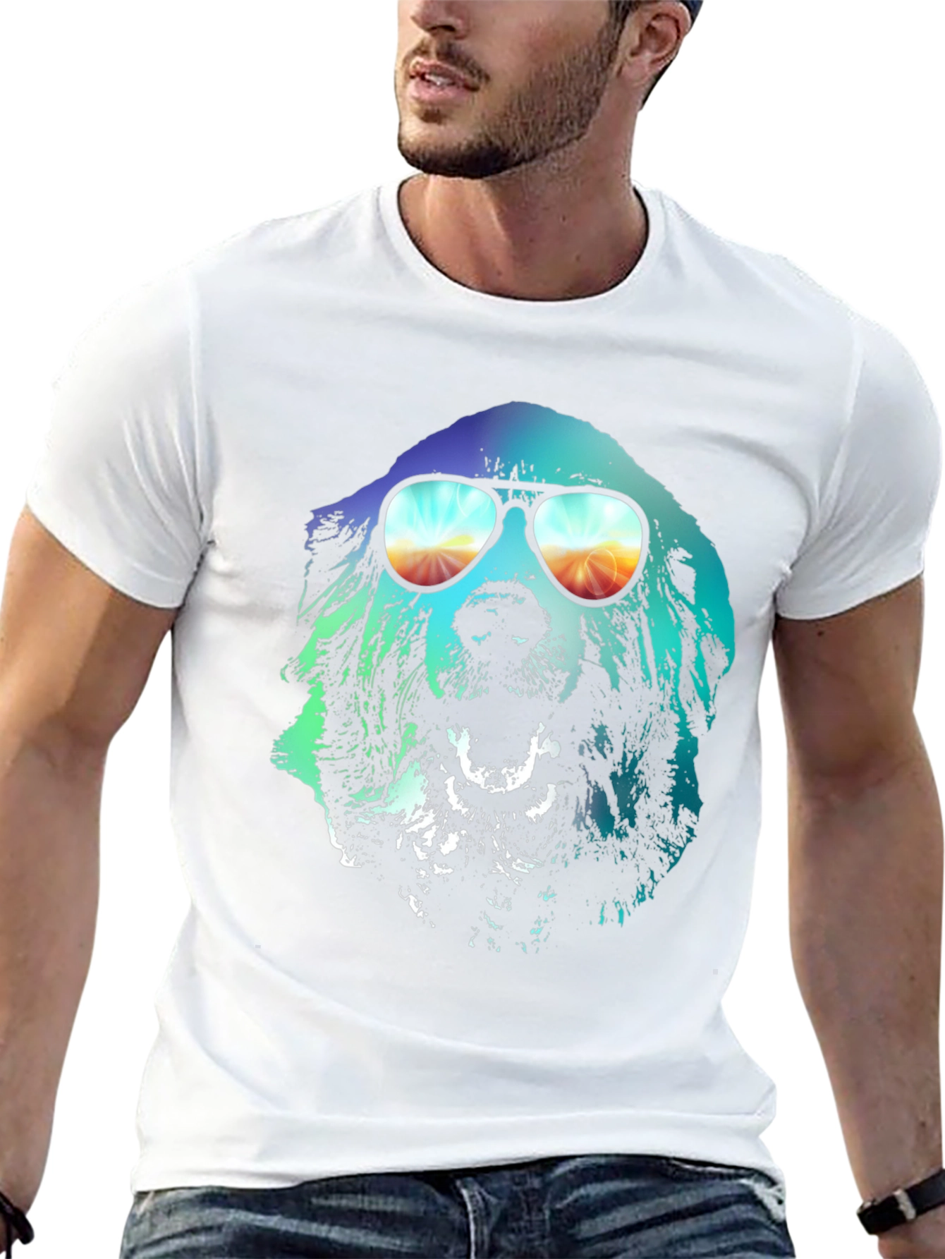 Cool Dog Graphic T-Shirt - Unisex Black Tee