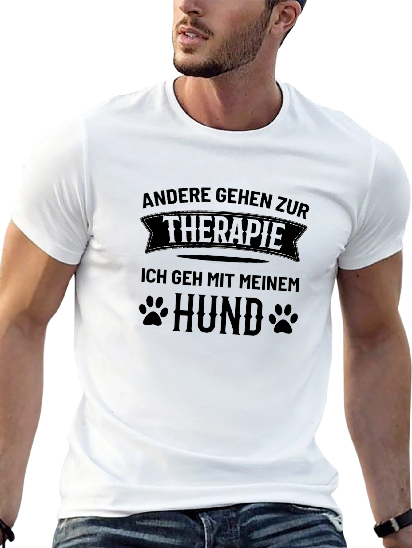Dog Lover T-Shirt - My Dog is My Therapy