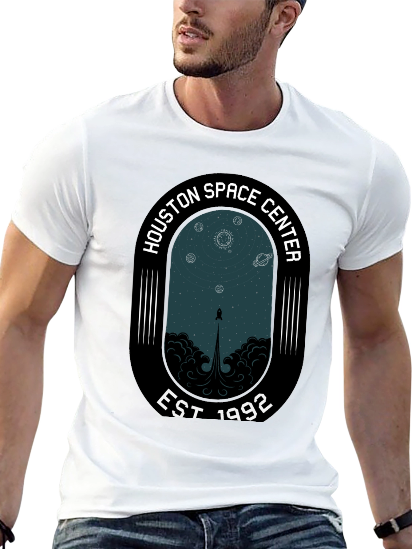 Houston Space Center Est 1992 Graphic Tee