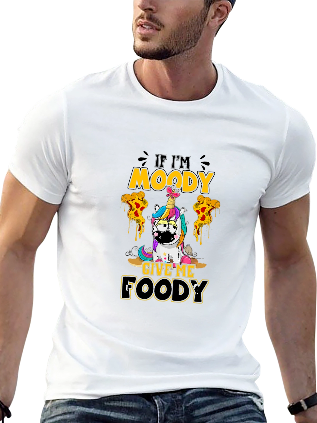 If Im Moody Give Me Foody T-Shirt