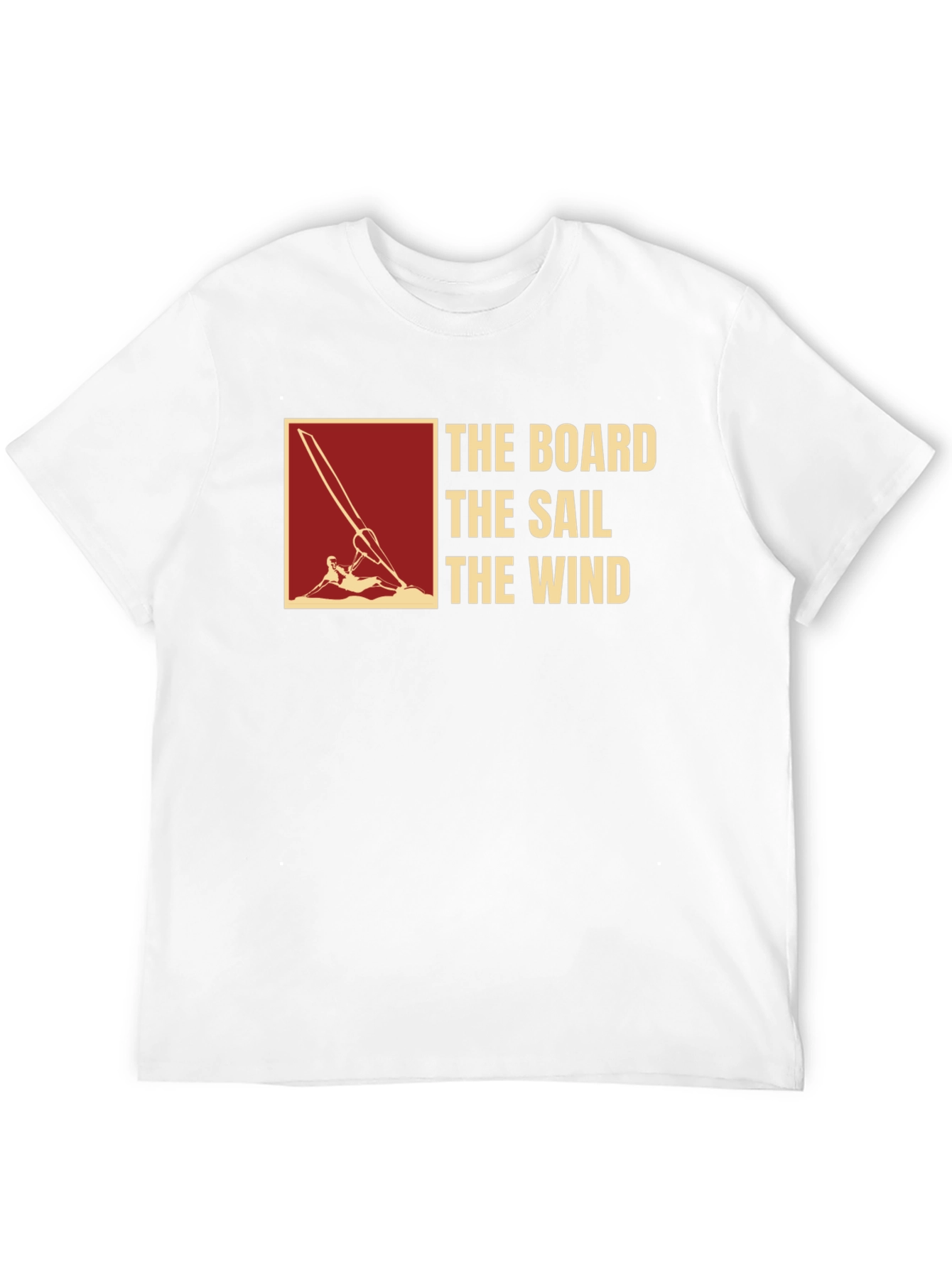 The Board The Sail The Wind Black T-Shirt