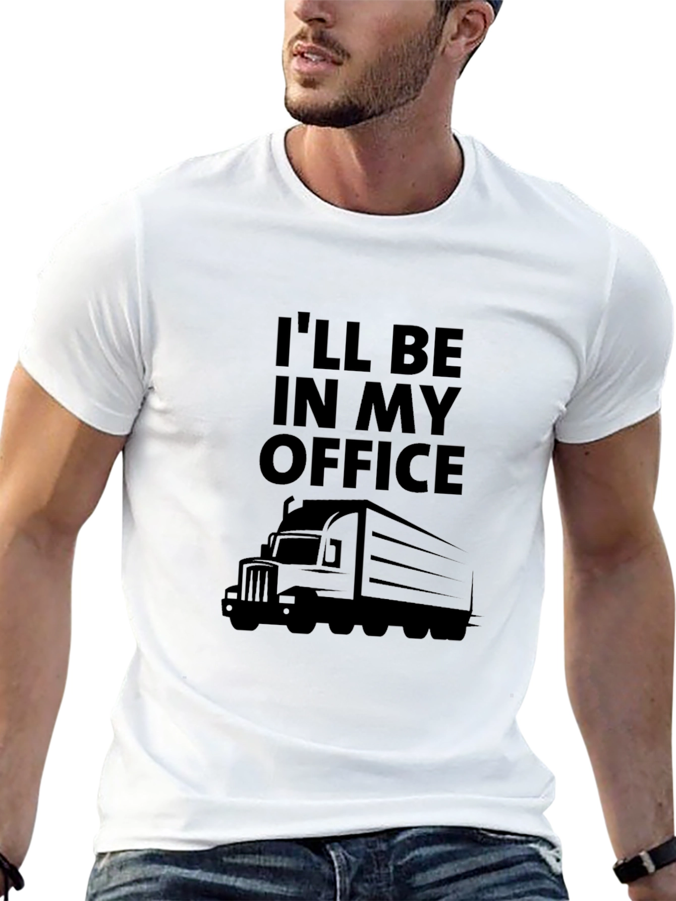 Trucker Office Graphic Tee - Driver Apparel