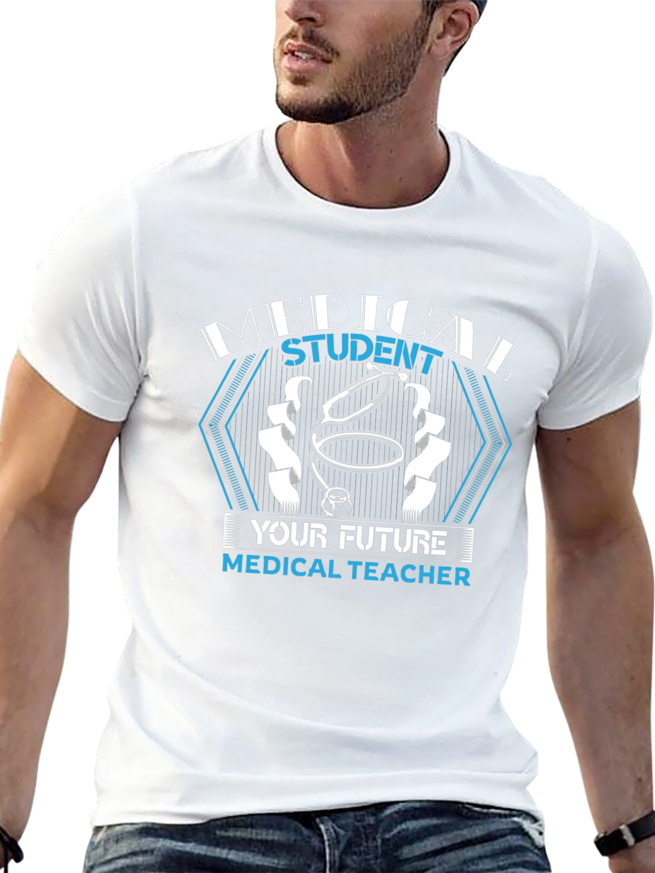 Medical Student Future Teacher Black T-Shirt
