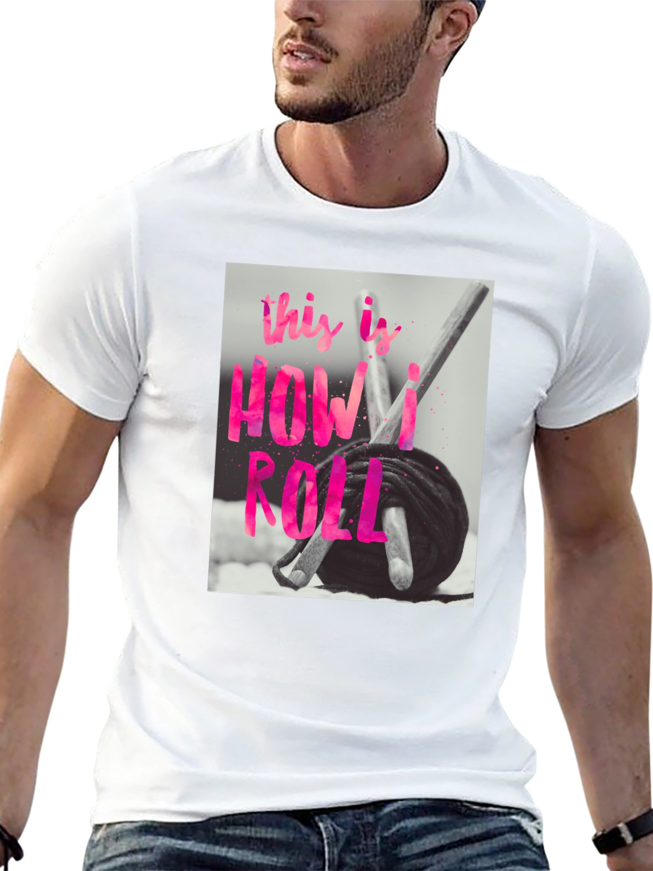 Crochet How I Roll T-Shirt
