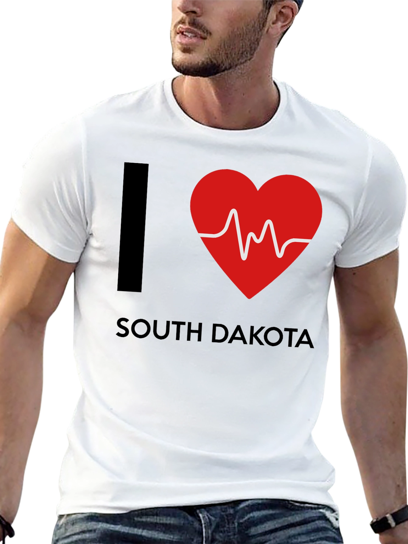 I Heart South Dakota Graphic T-Shirt