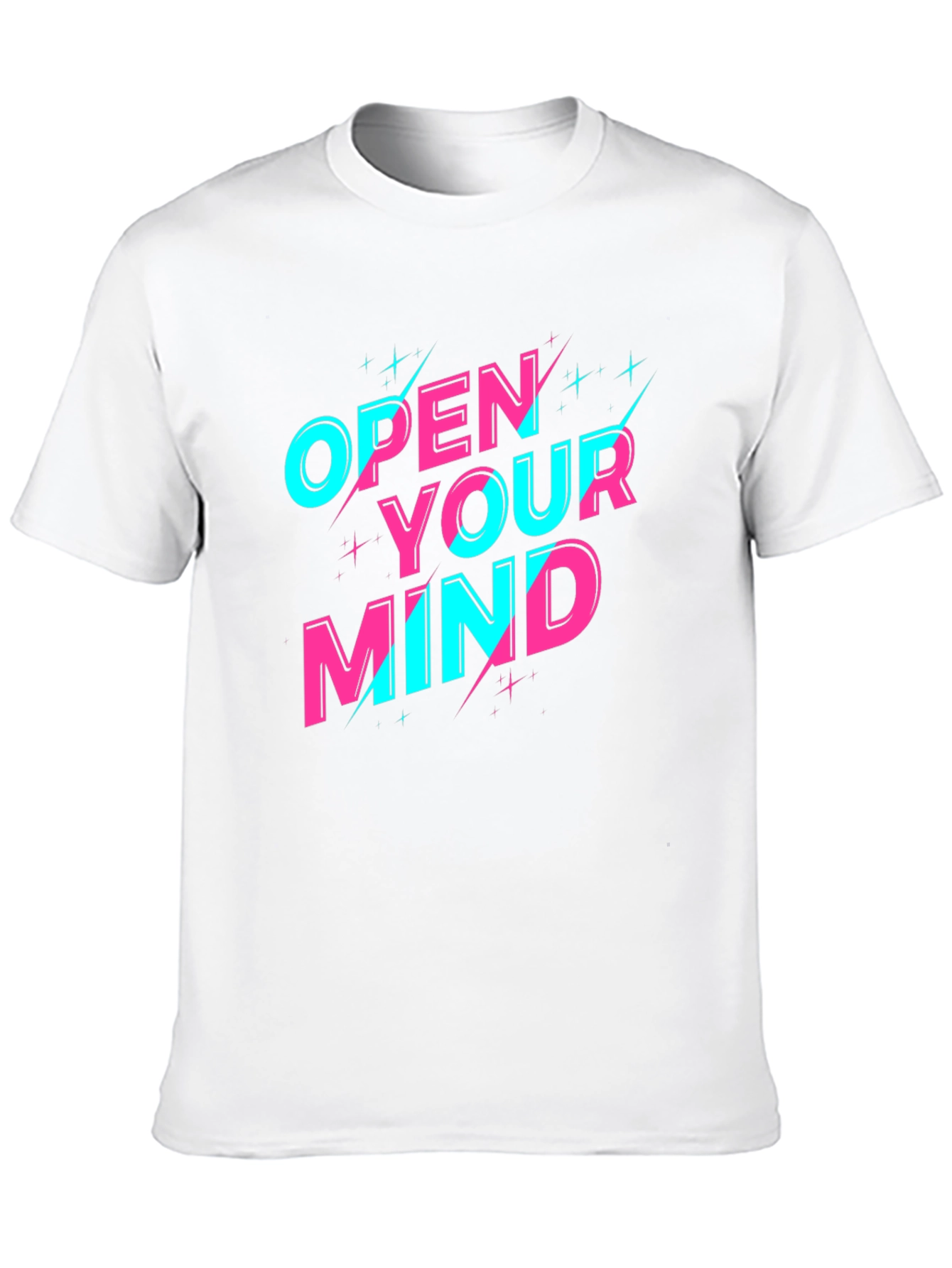 Open Your Mind Graphic Tee - Black