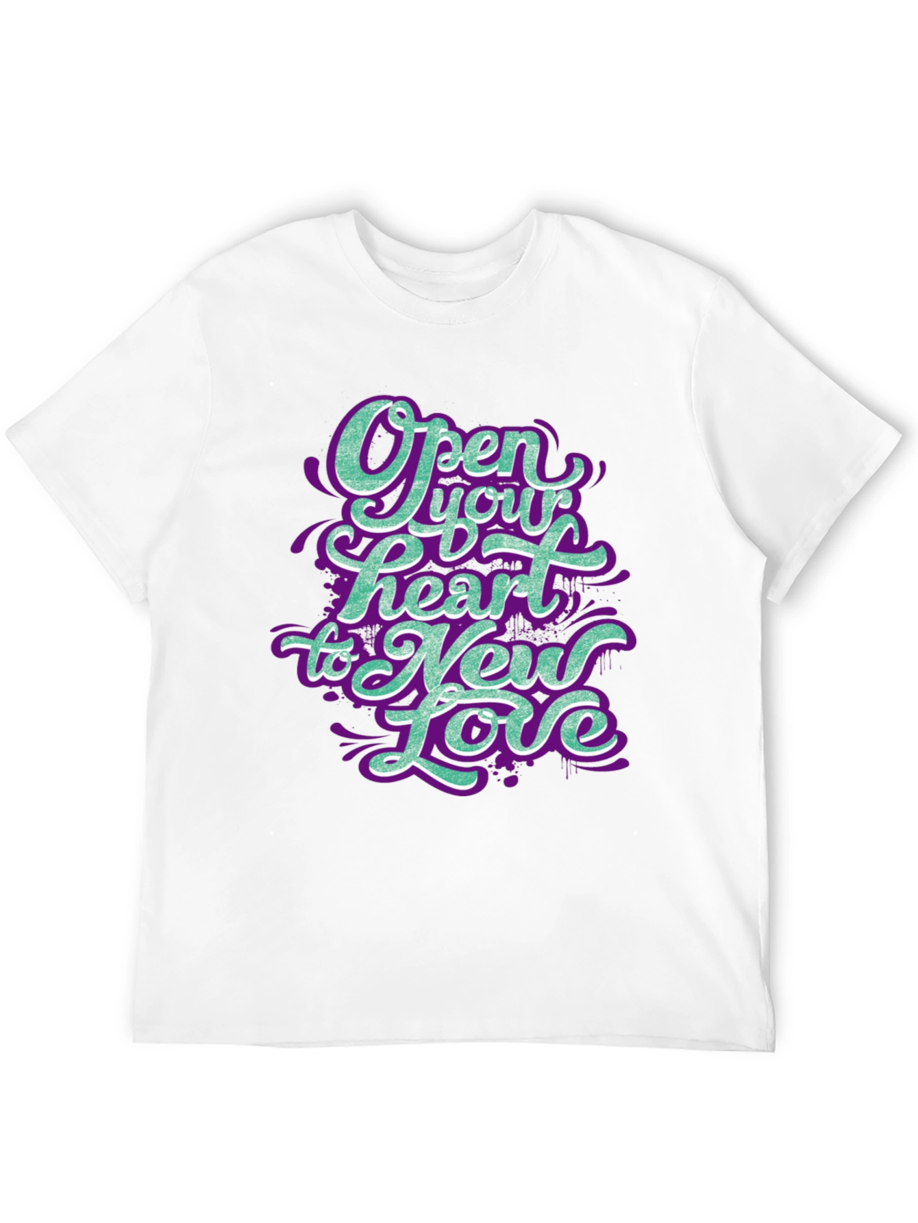 Open Your Heart to New Love Graphic T-Shirt