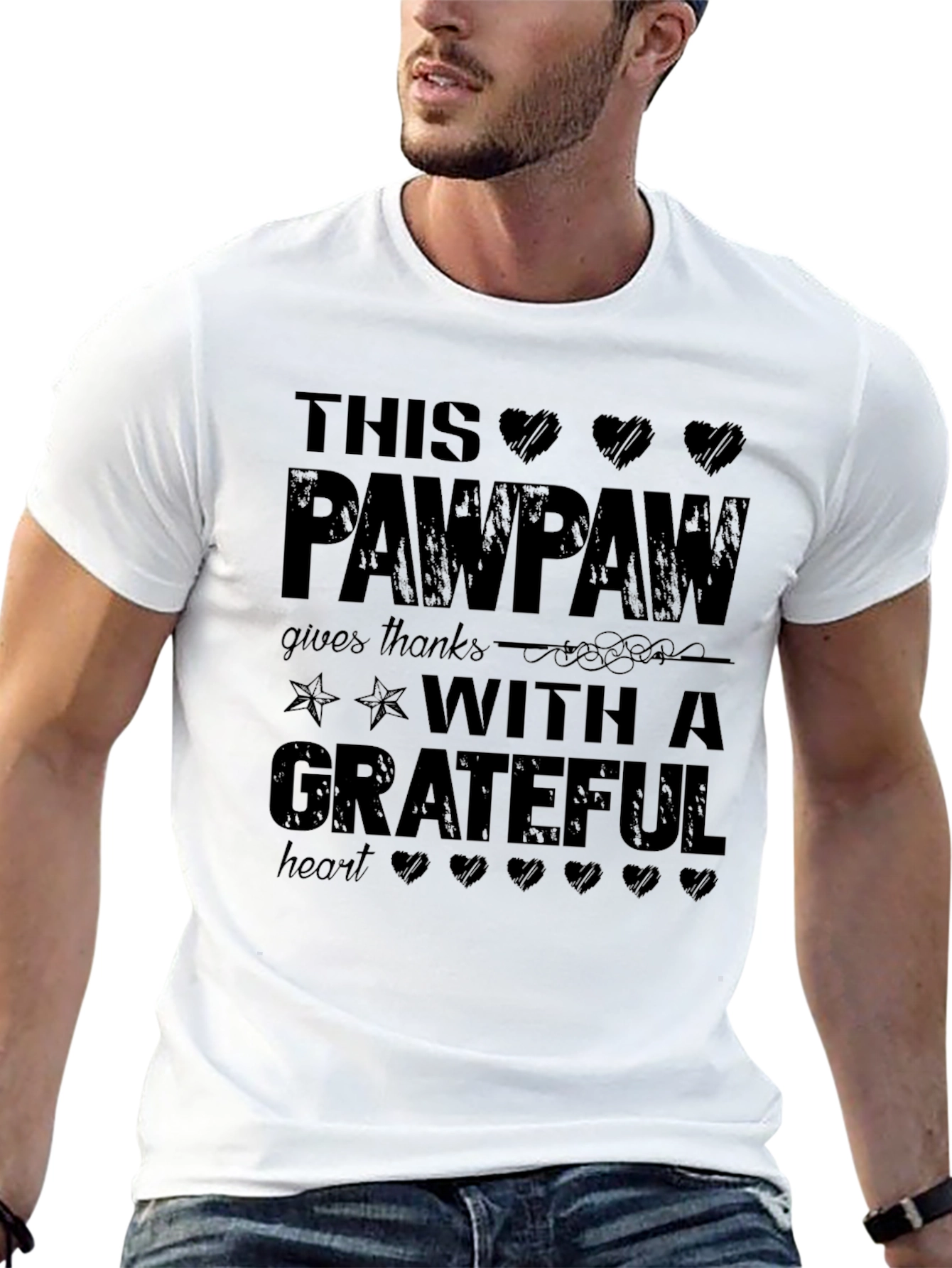 Grateful Pawpaw T-Shirt - Black