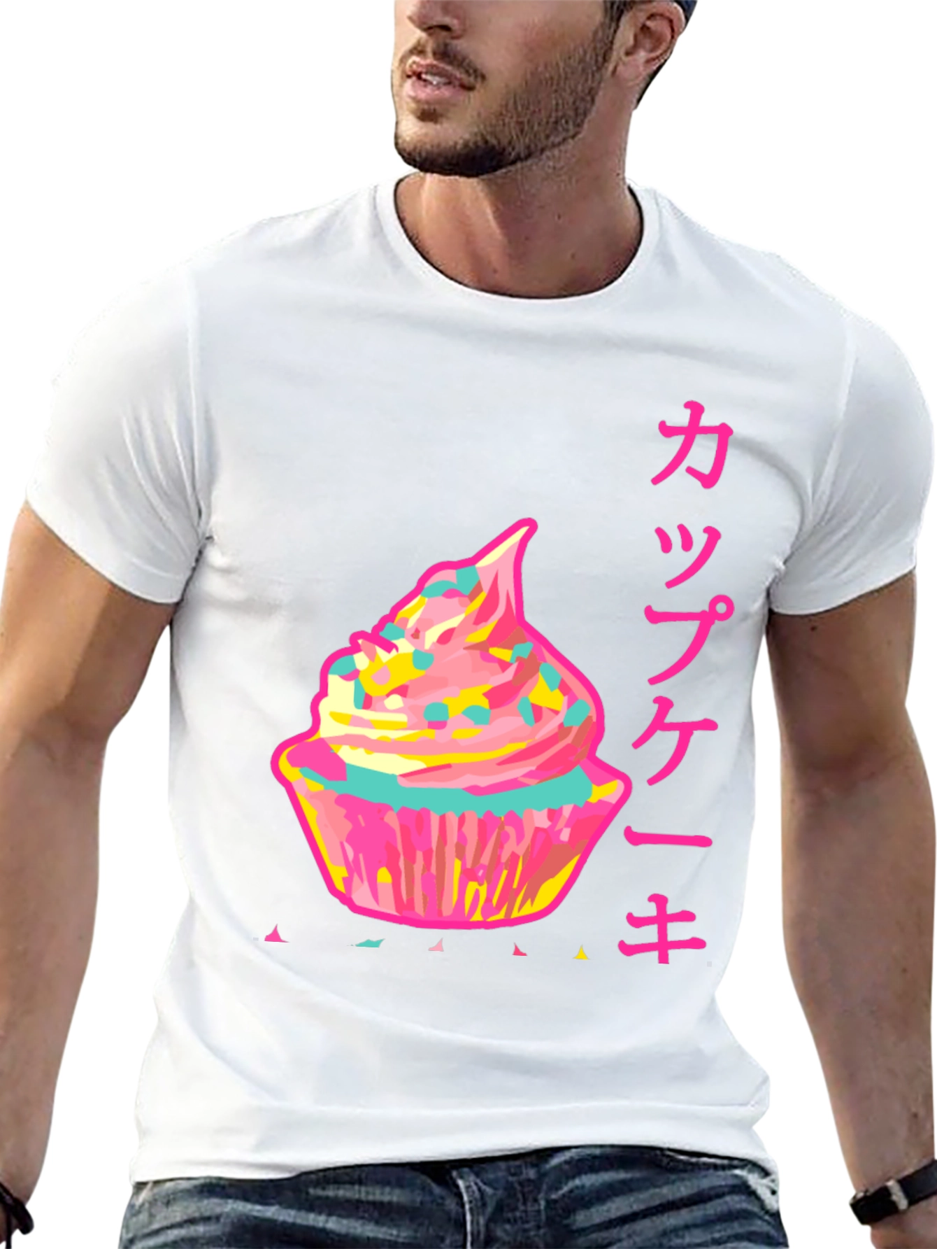 Cupcake Graphic Tee - Kawaii Japanese Style