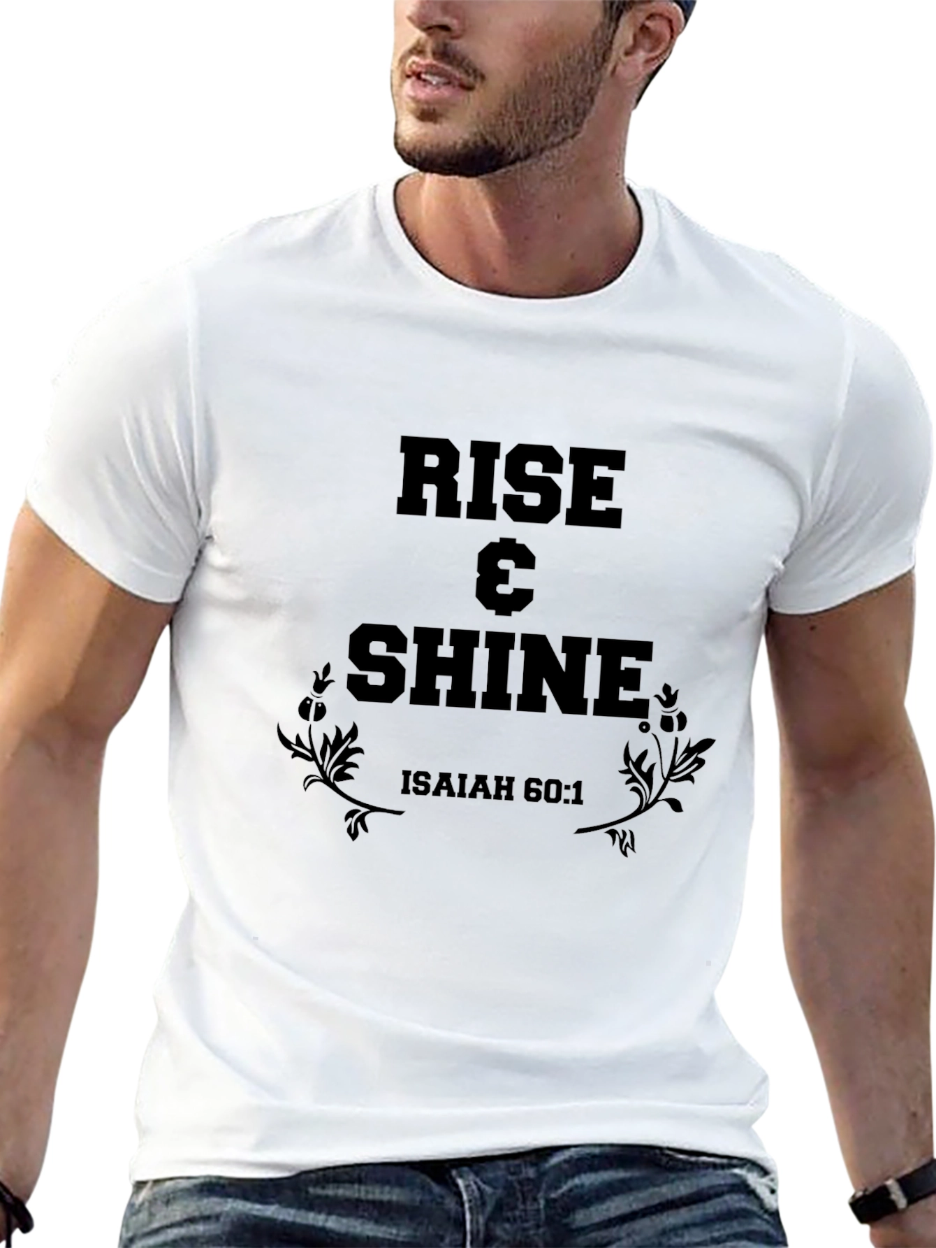 Rise & Shine Graphic Tee - Isaiah 60:1