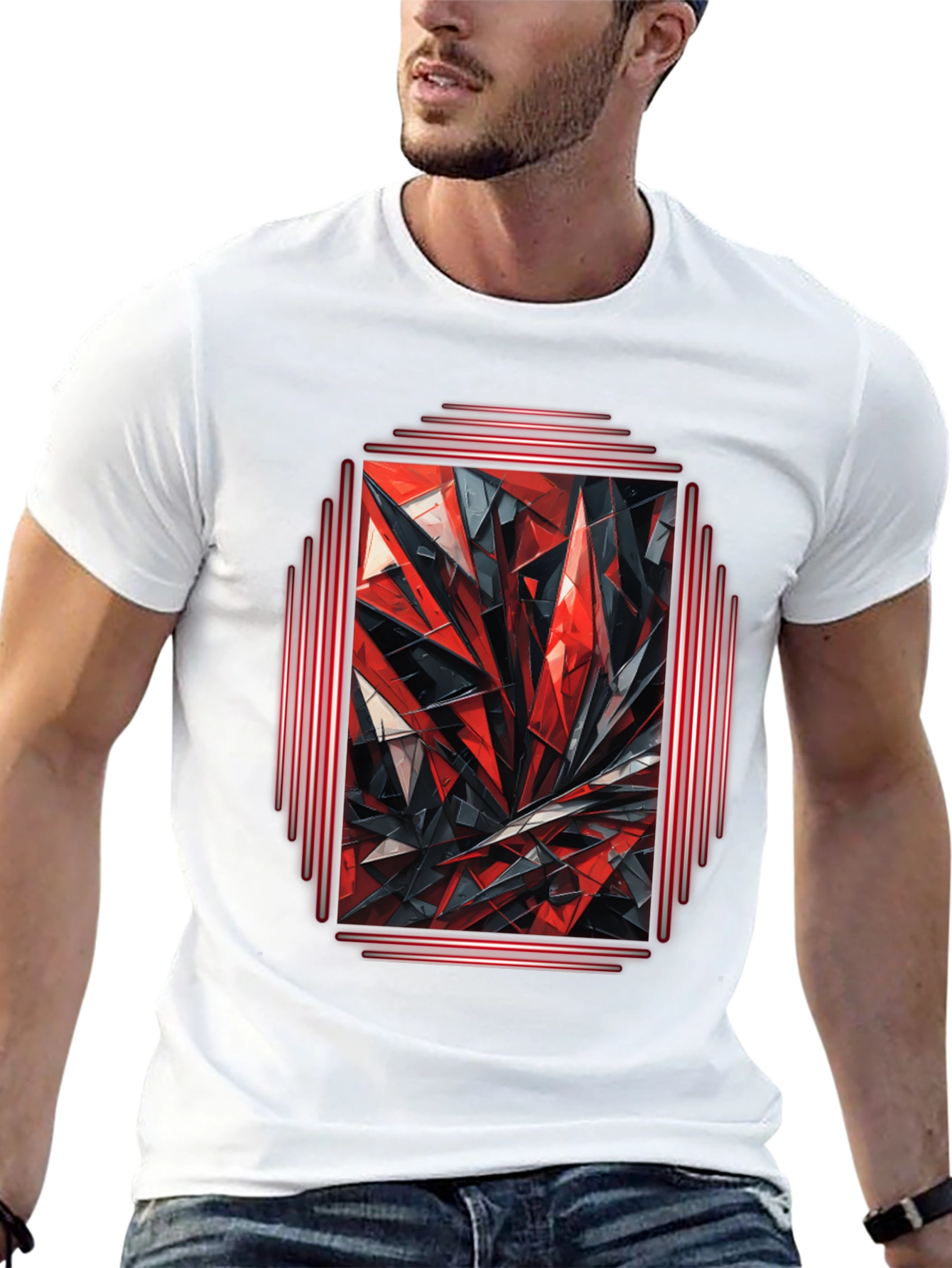 Abstract Geometric Graphic Tee