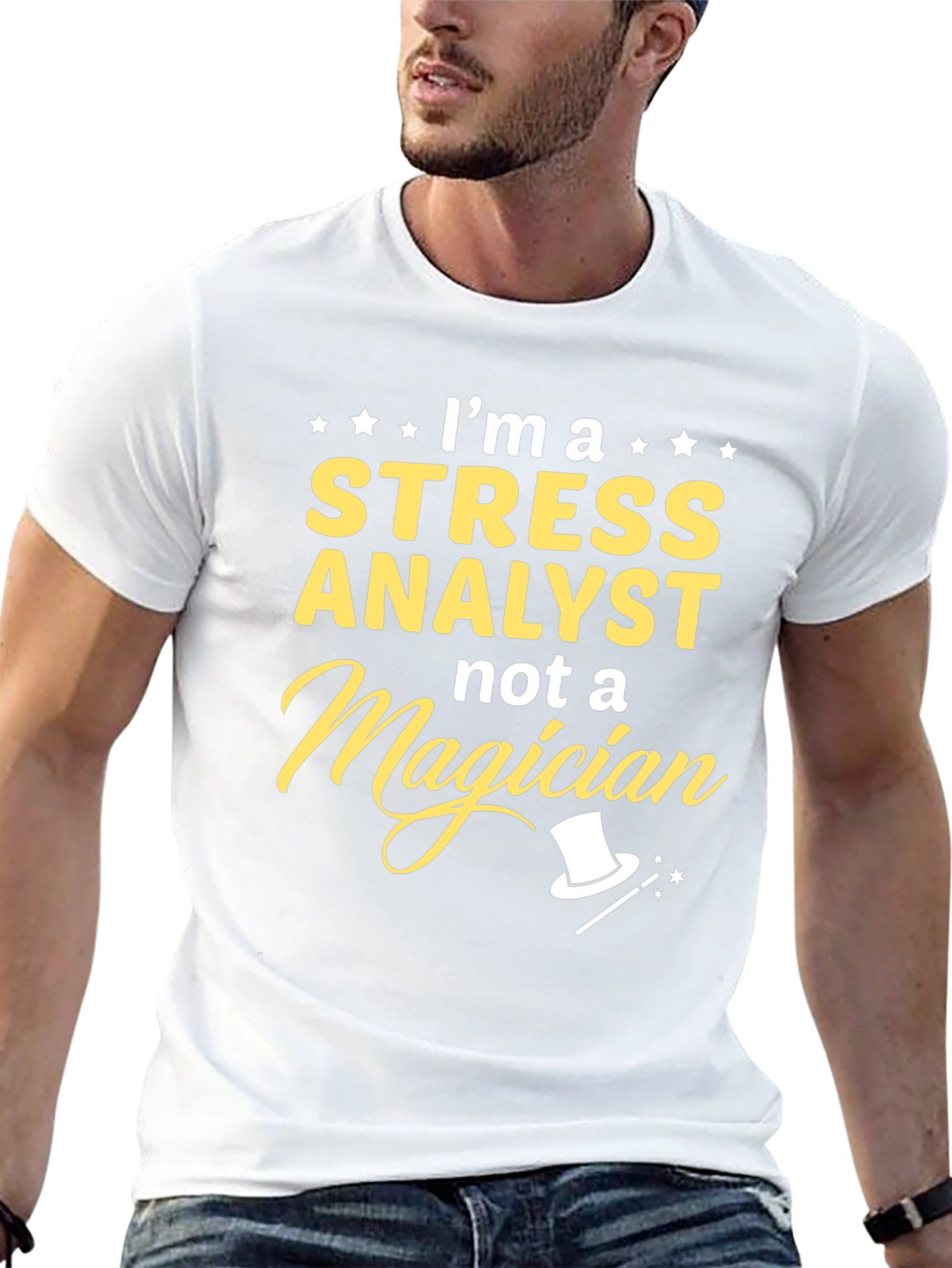 Stress Analyst T-Shirt - Funny Job Title Tee