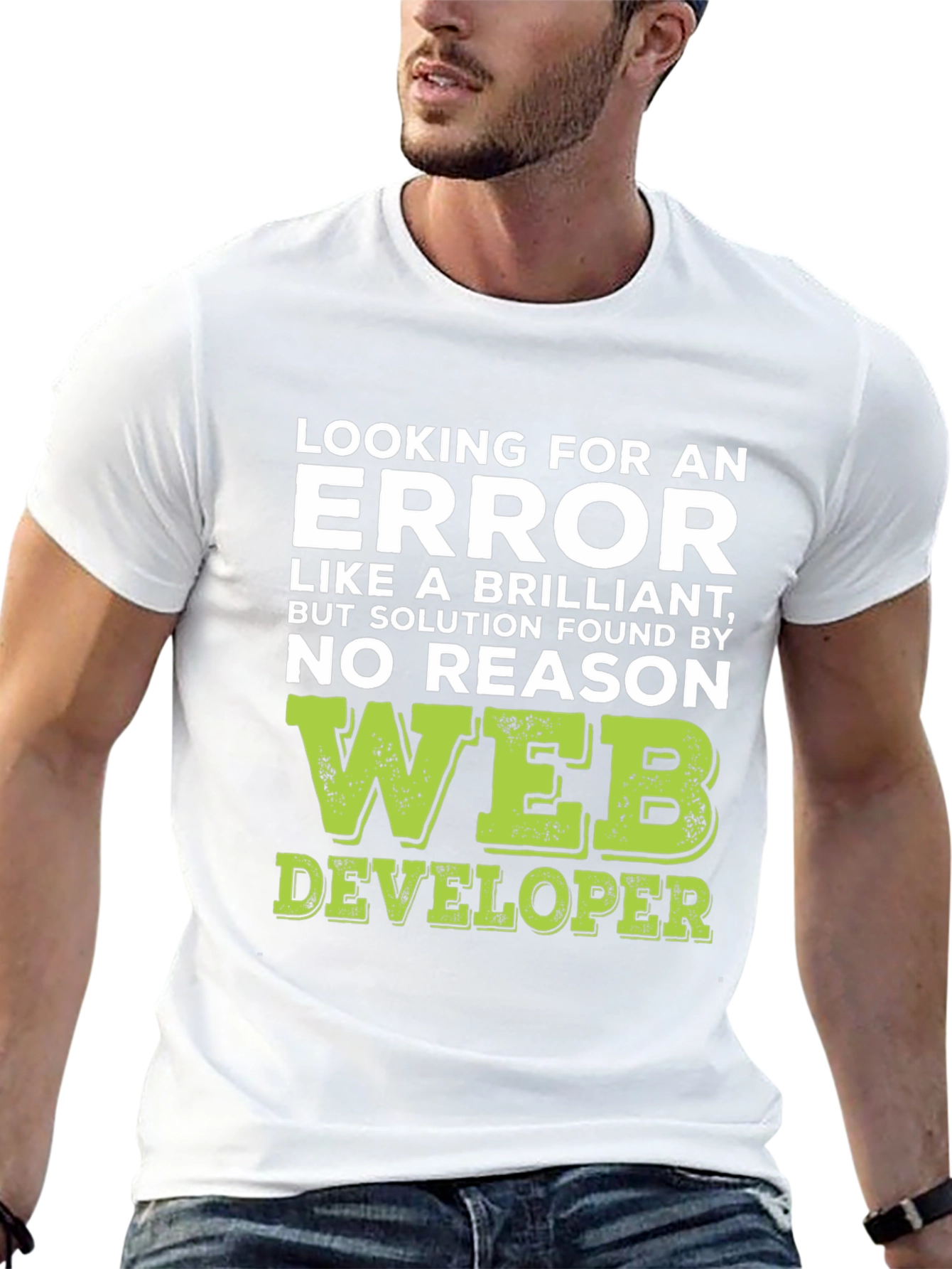 Web Developer T-Shirt: Finding Errors Brilliance