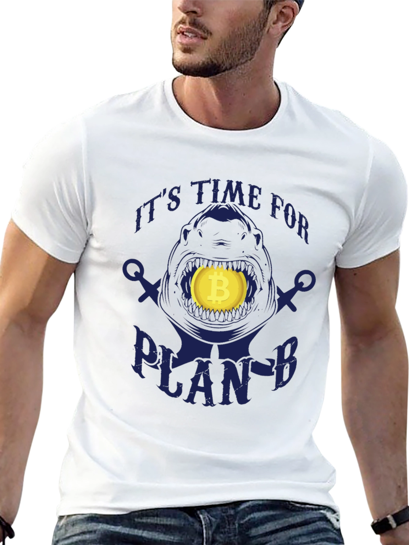Bitcoin Shark Plan B T-Shirt