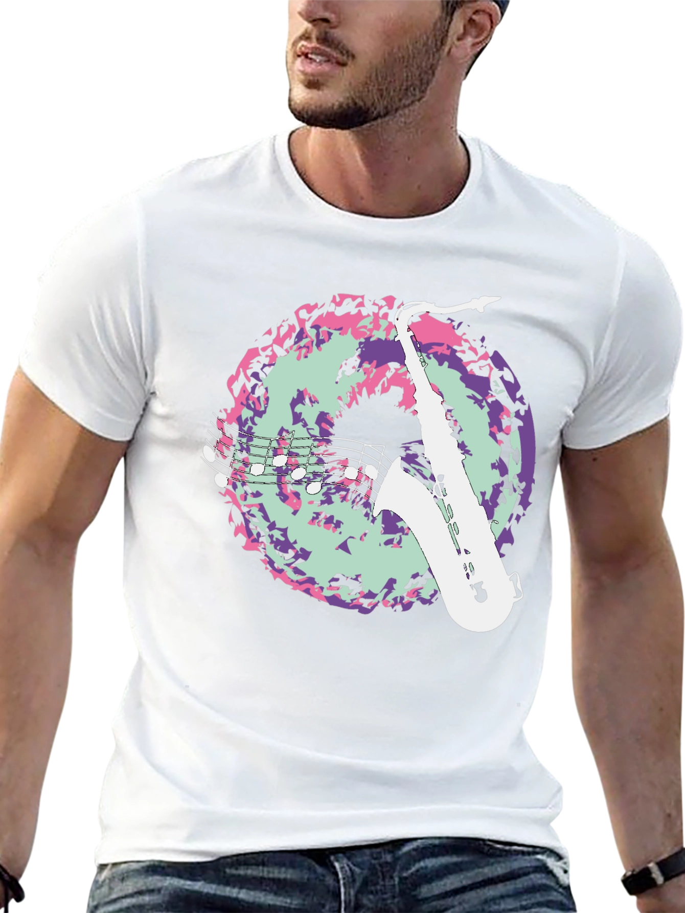 Cool Saxophone Music T-Shirt