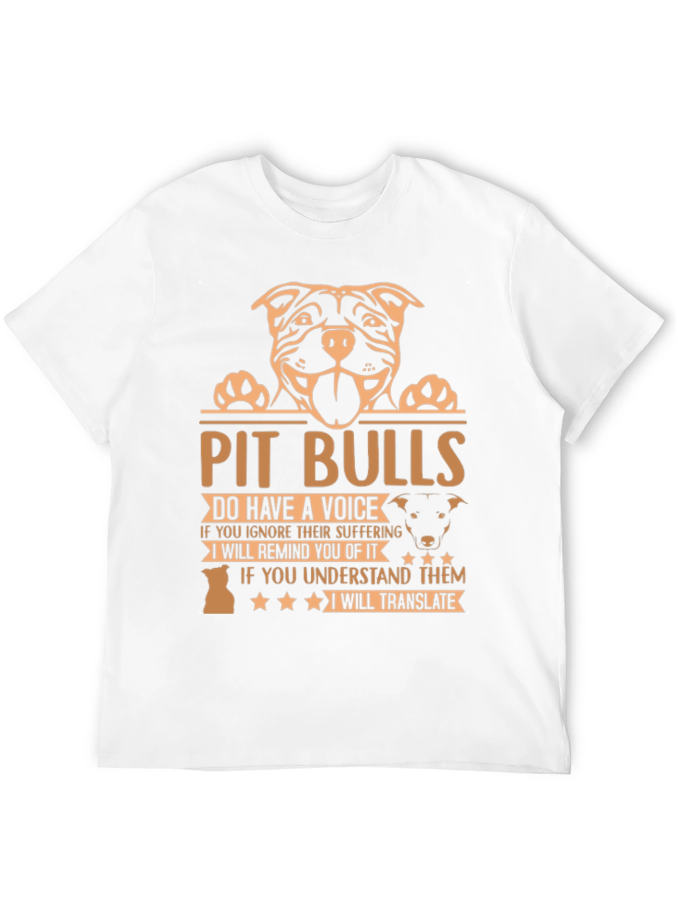Pitbulls Do Have a Voice Graphic T-Shirt