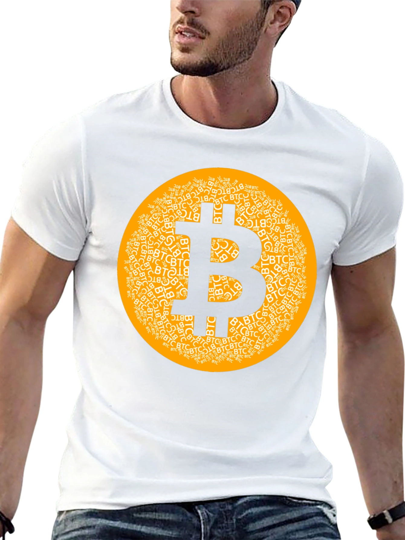 Bitcoin Cryptocurrency T-Shirt Black