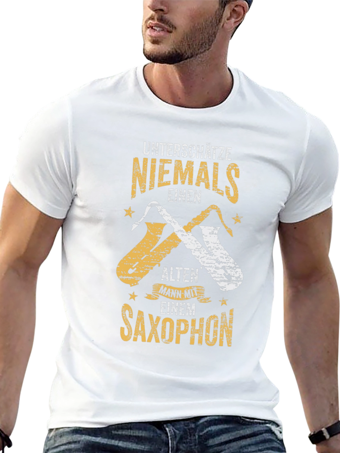 Never Underestimate Saxophone Player T-Shirt