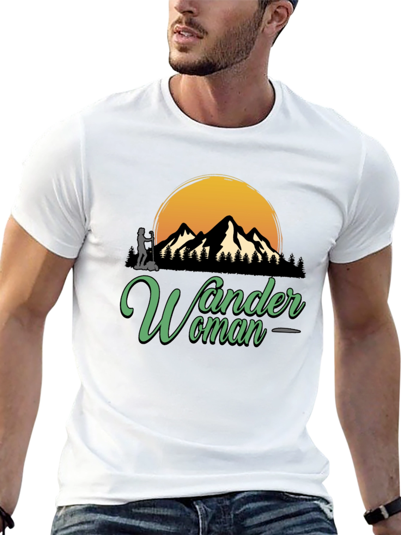 Wander Woman Graphic Tee: Adventure & Style