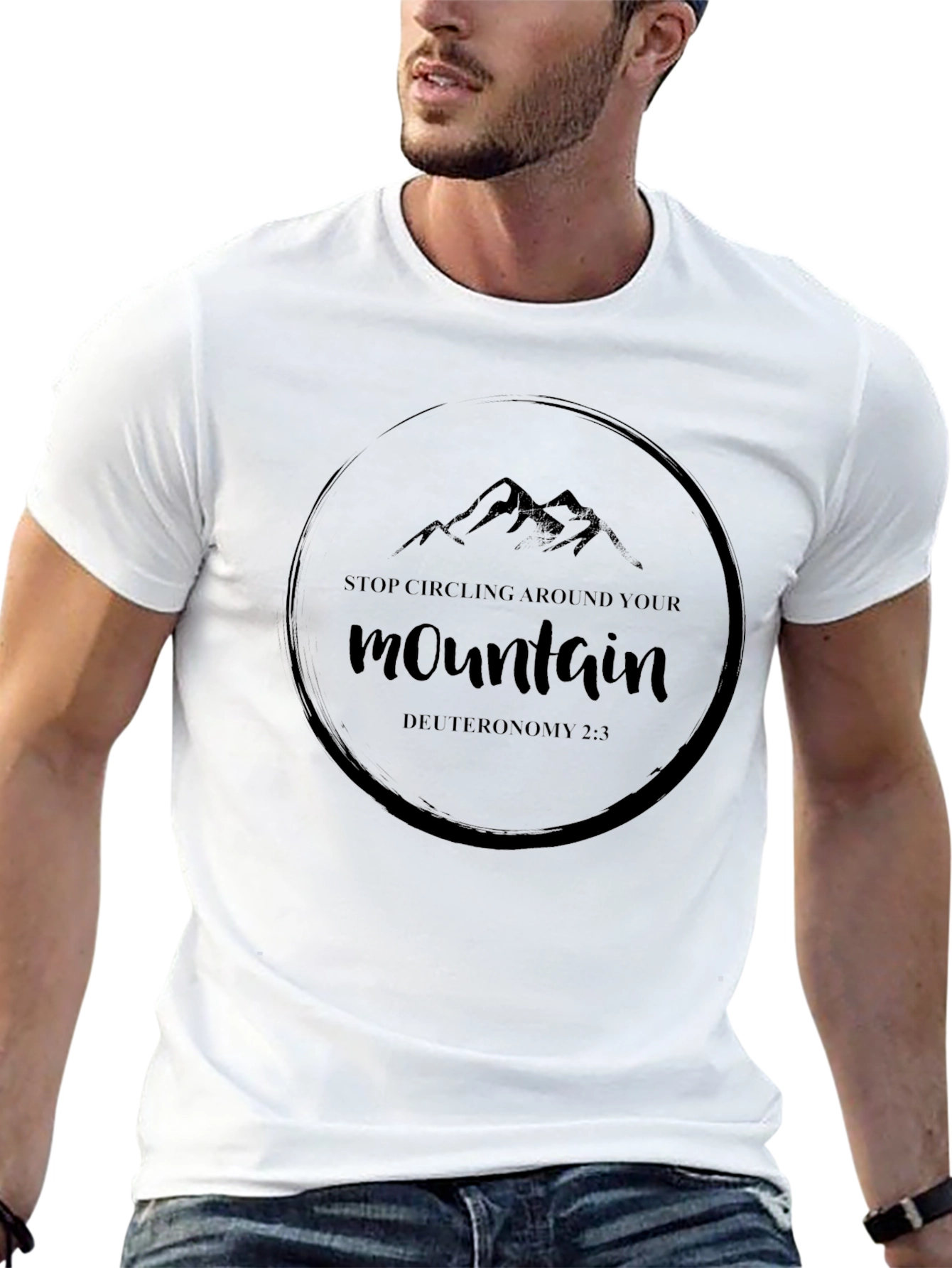 Stop Circling Mountain T-Shirt - Deuteronomy 2:3