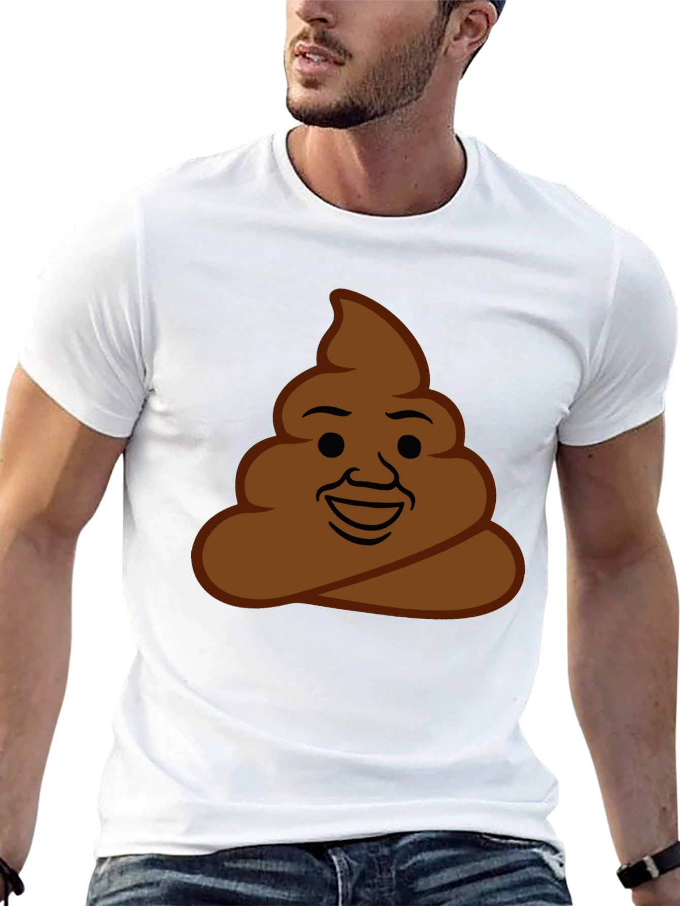 Poop Emoji Graphic Tee - Funny Unisex T-Shirt