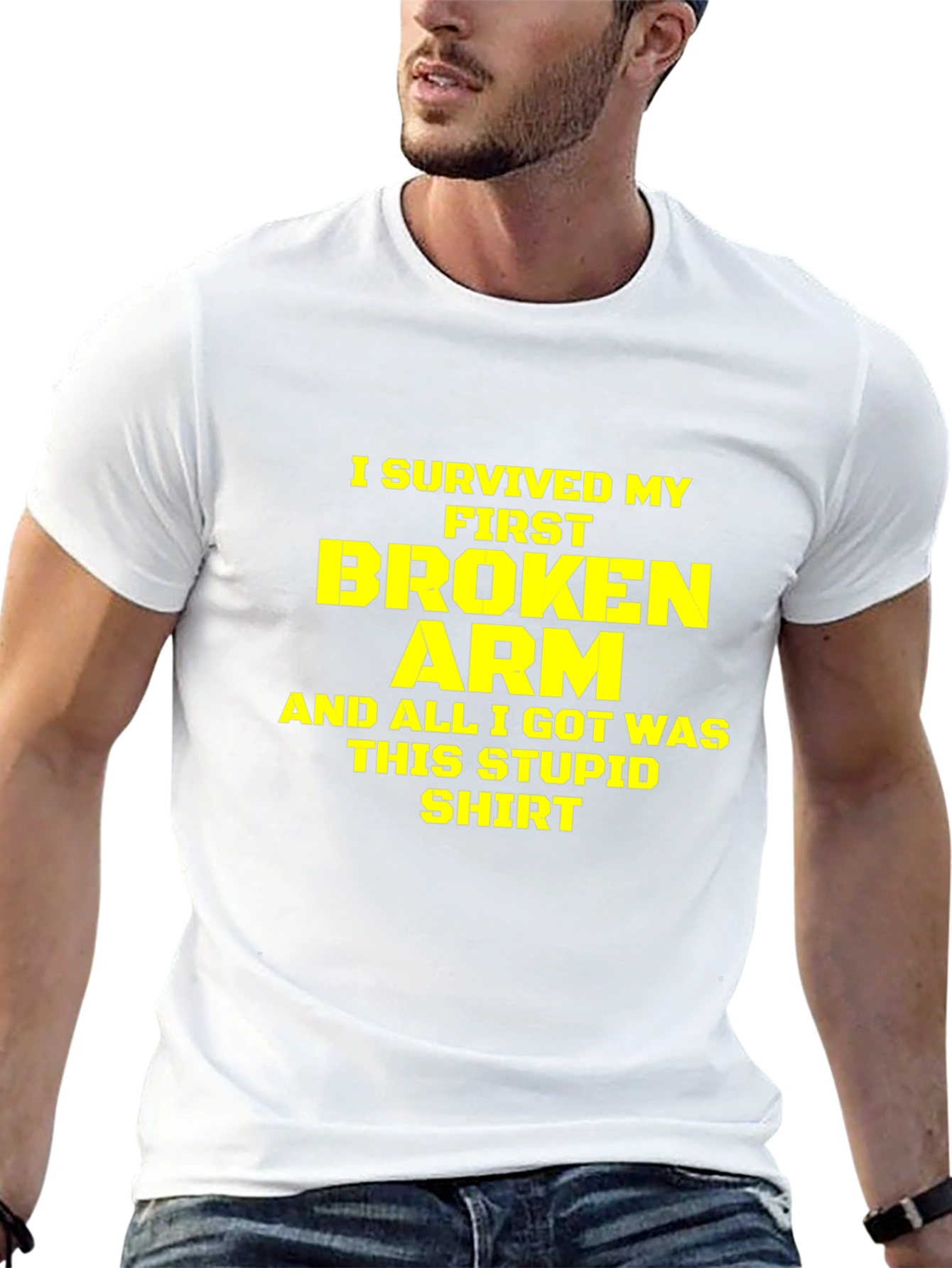 I Survived My First Broken Arm Graphic Tee