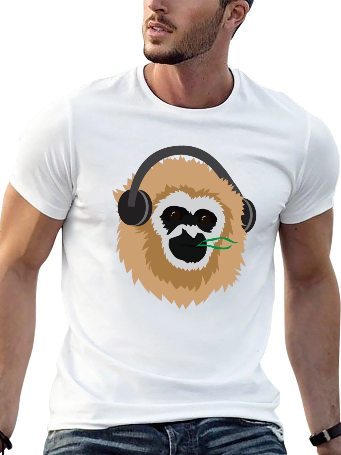DJ Monkey Graphic T-Shirt