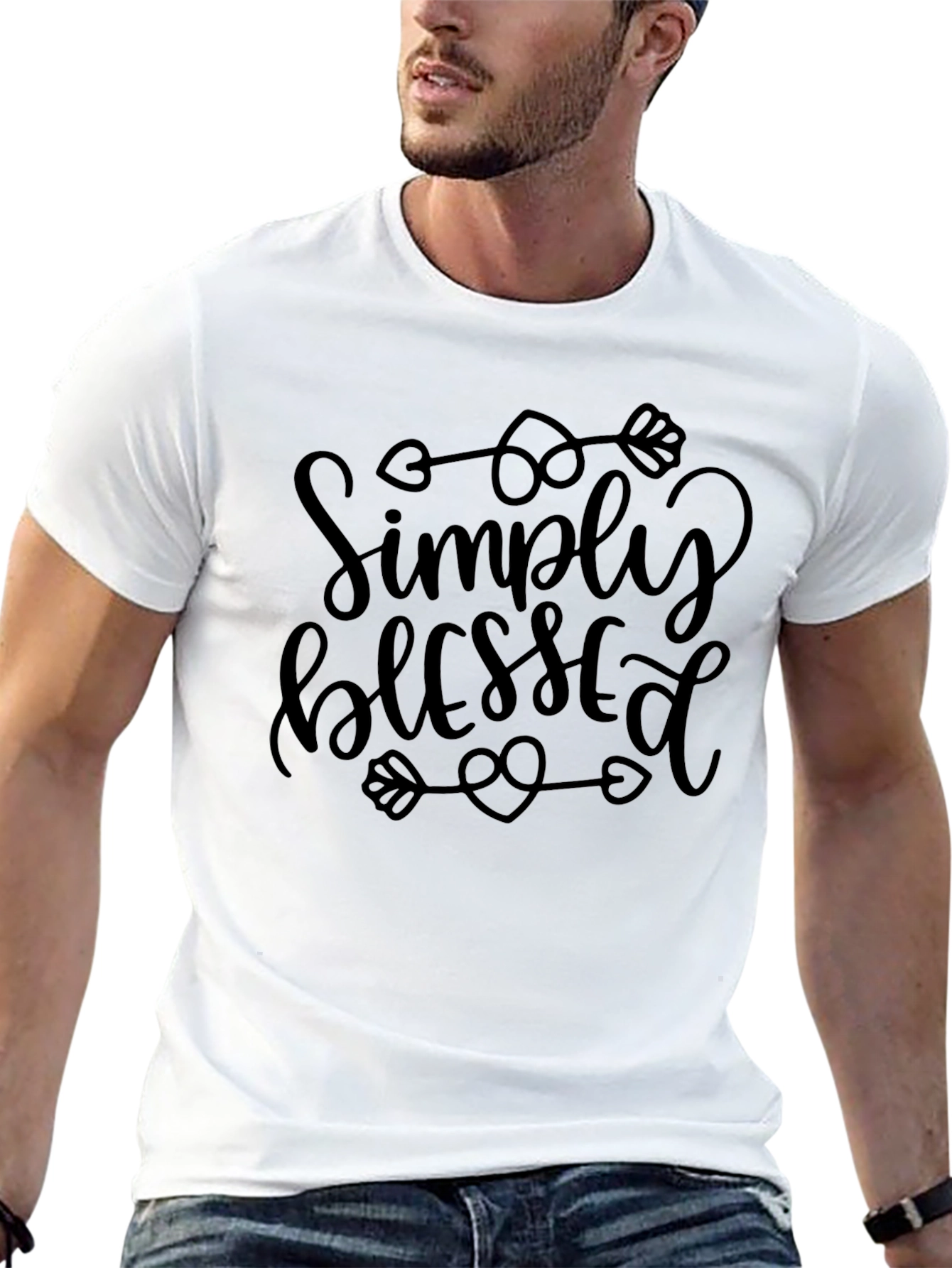 Simply Blessed Graphic Tee - Casual Style
