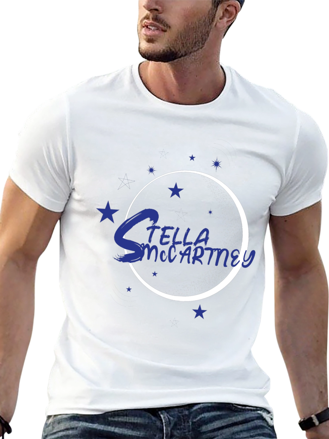 Stella McCartney Graphic Tee - Stylish Black Cotton T-Shirt