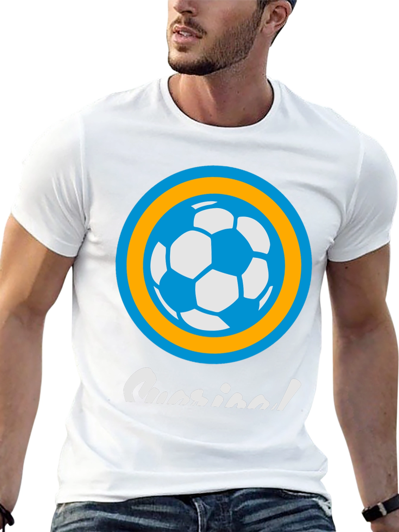 Soccer Ball Graphic Tee - Casual Style