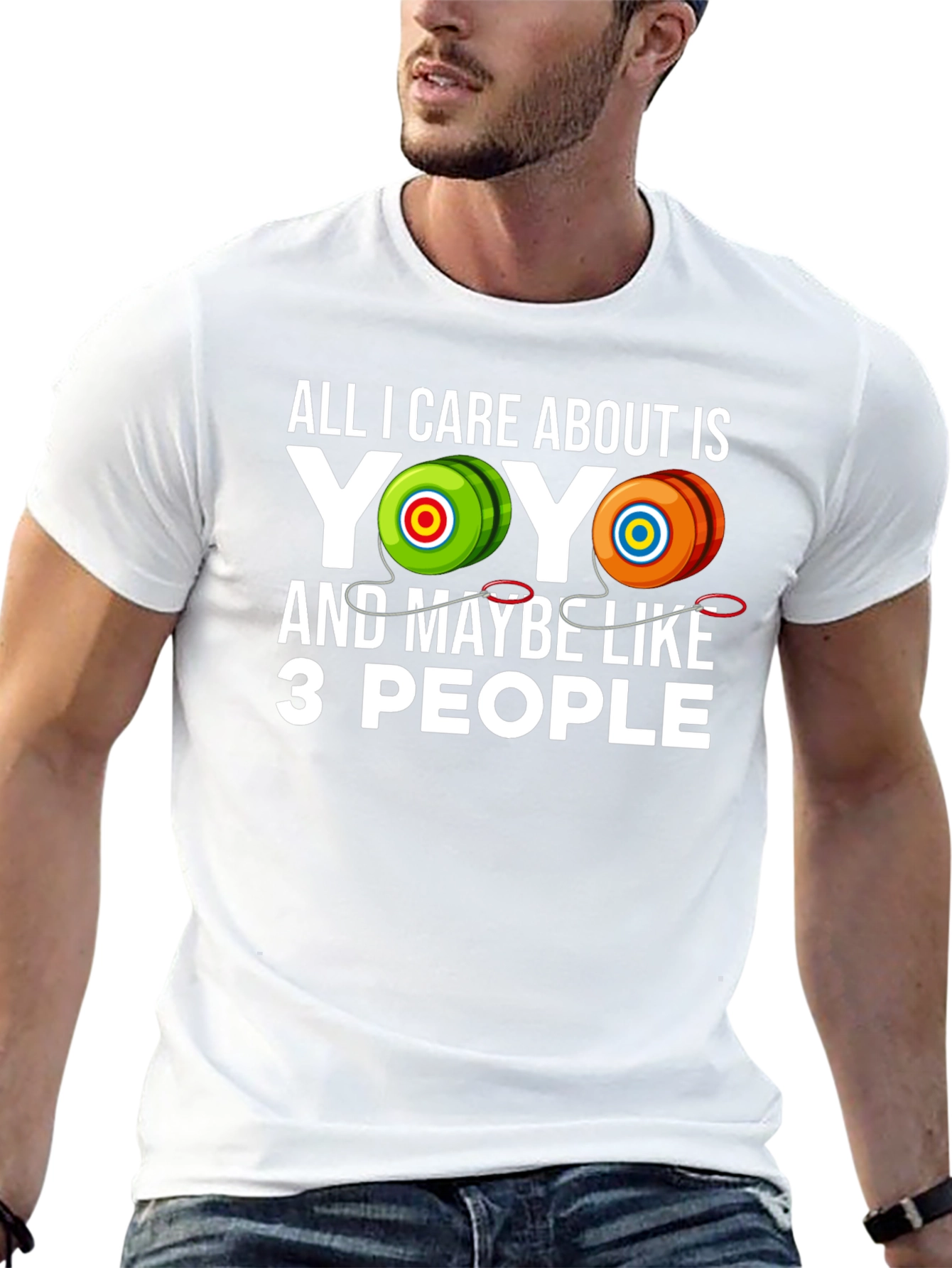 Yo-Yo Lover T-Shirt: All I Care About Is Yo-Yo!