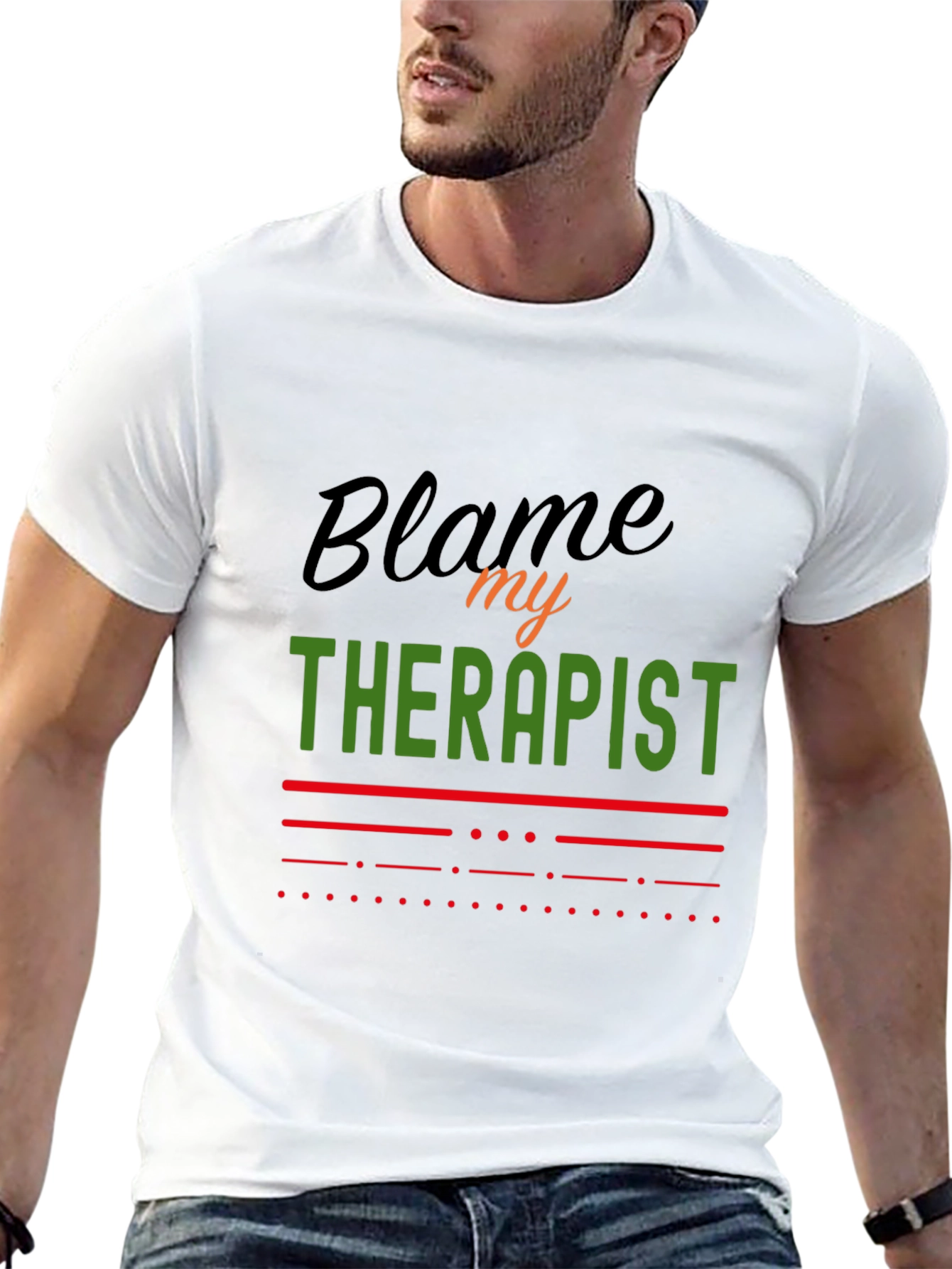 Blame My Therapist Graphic Tee - Funny Statement T-Shirt