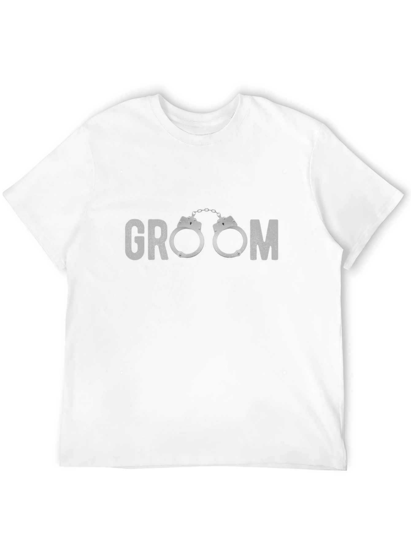 Groom Handcuffs Graphic Novelty T-Shirt