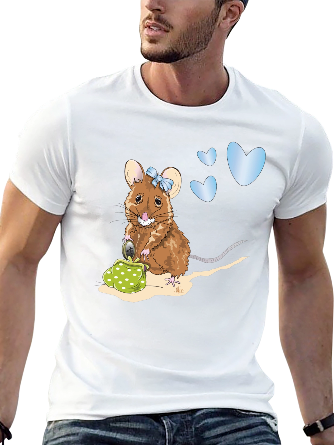 Mouse with Purse Graphic Tee