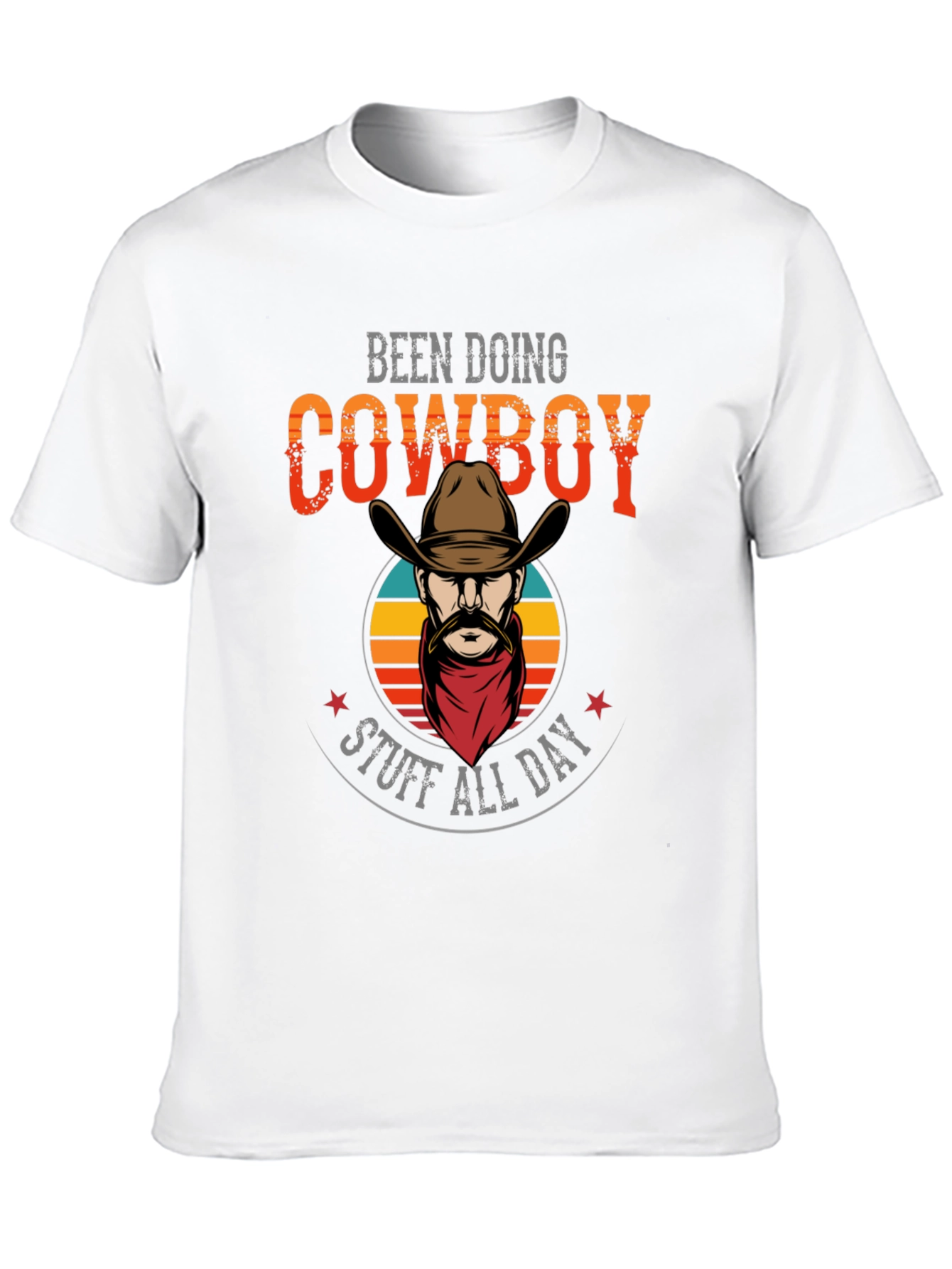 Cowboy Stuff All Day Black Graphic Tee