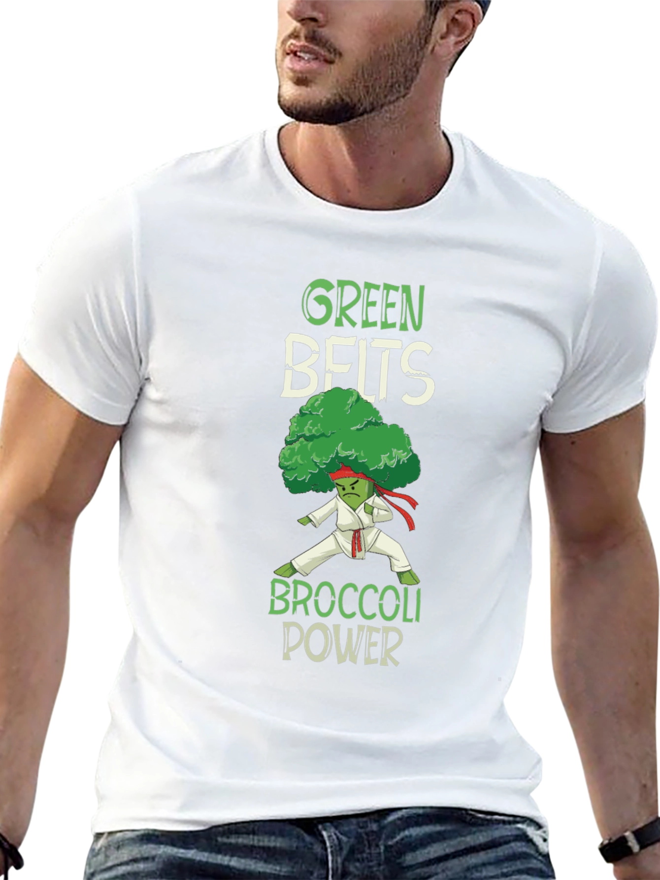 Green Belts Broccoli Power T-Shirt