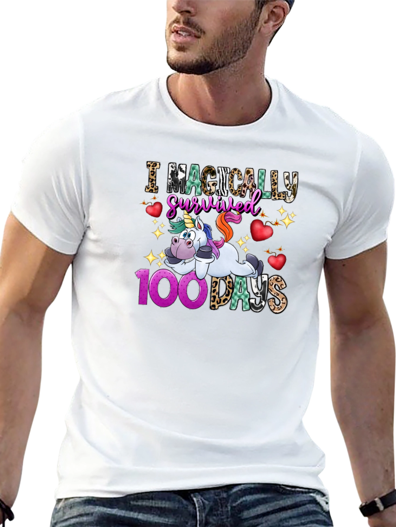 Magically Survived 100 Days T-Shirt